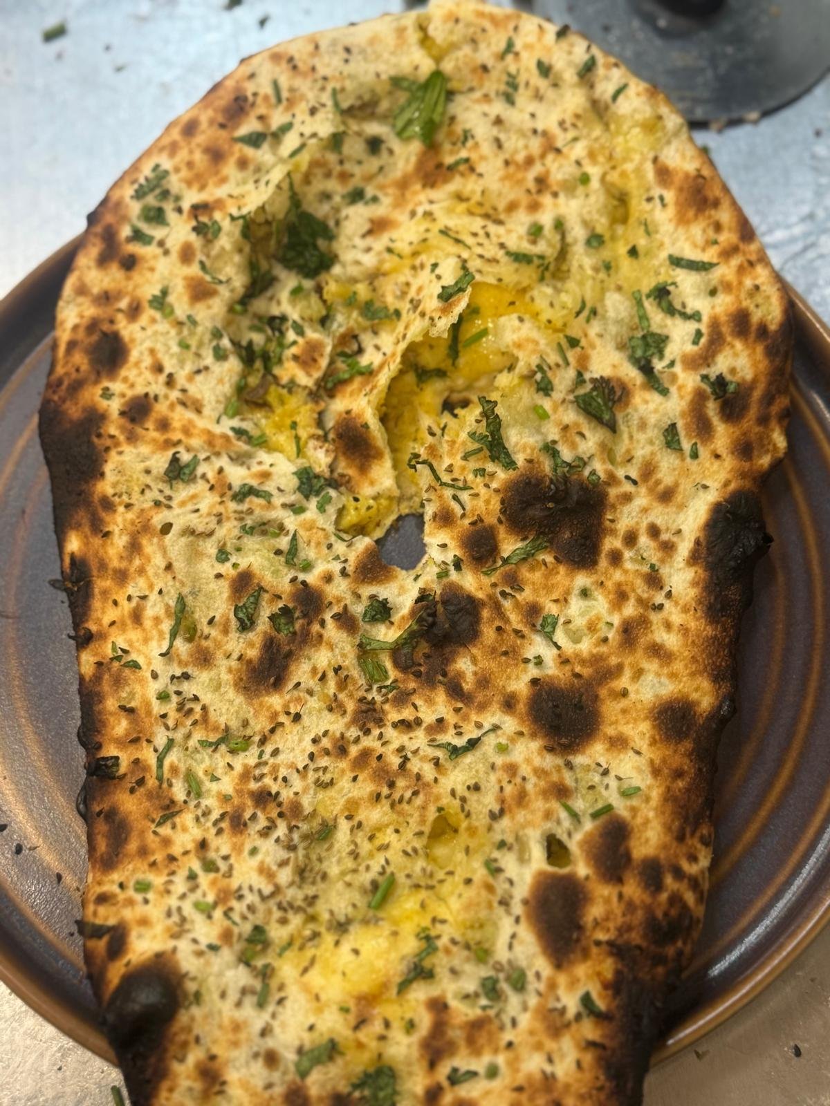 Masala kulcha bread